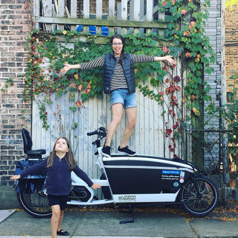 Urban Arrow bakfiets voor het vervoeren van goederen, dieren en kinderen