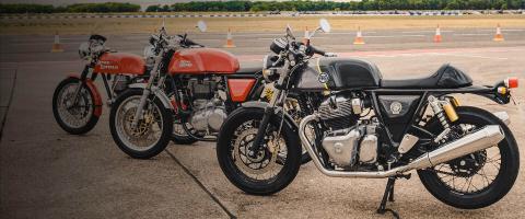 drie Enfield continentals