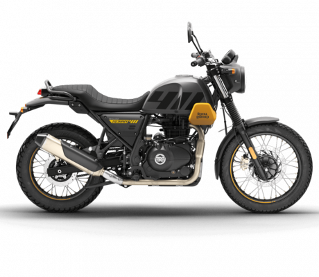 Royal Enfield Scram 411 Graphite Yellow